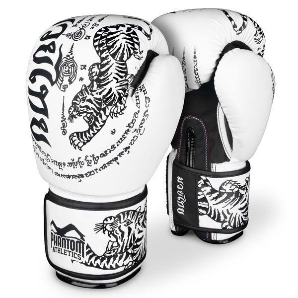White muay thai gloves cheap
