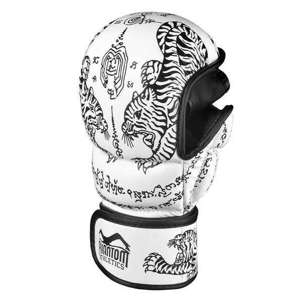 Kit équipement Boxe Sparring Blanc - Gants, Protège-tête, Protège-aine - Adulte