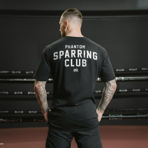 SPARRING CLUB OVERSIZED T-SHIRT ボクシング Women's Sparring Club Oversized T-Shirt - Washed Black | BOXRAW