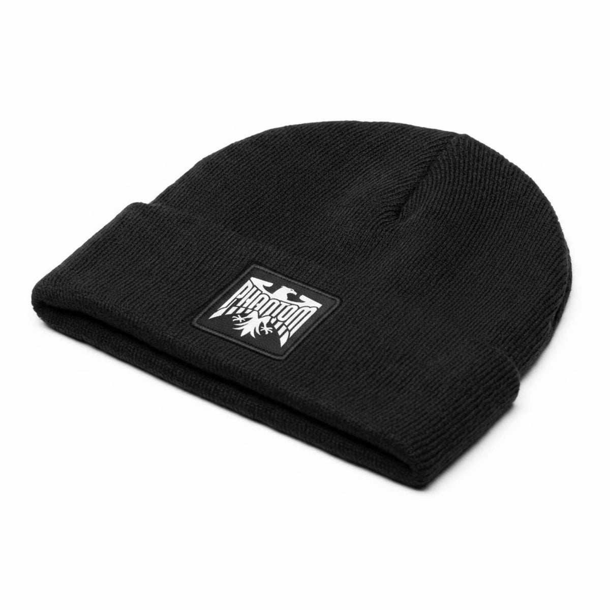 Hochwertige Phantom Athletics Beanie in Schwarz mit „Germany“-Patch – ideal für Kampfsportler im MMA, Boxen oder Jiu-Jitsu bei kaltem Wetter. Die doppellagige Strickmütze schützt beim Training und unterstreicht den Premiumcharakter.