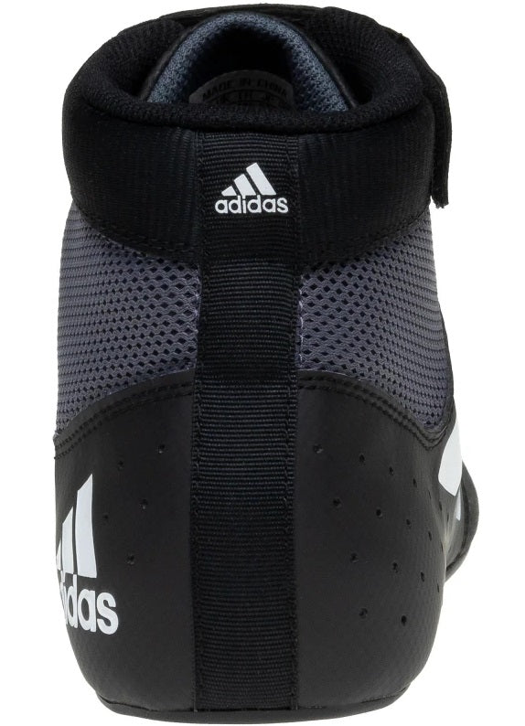 ADIDAS Mat Hog 2 Wrestling Shoes - Black/Gray