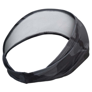 Phantom Athletics Headband im Grau-Camo-Design, perfekt für Kampfsportler und Fitnessfans. Ergonomisches Design bietet sicheren Halt und maximalen Komfort bei jeder Trainingseinheit.