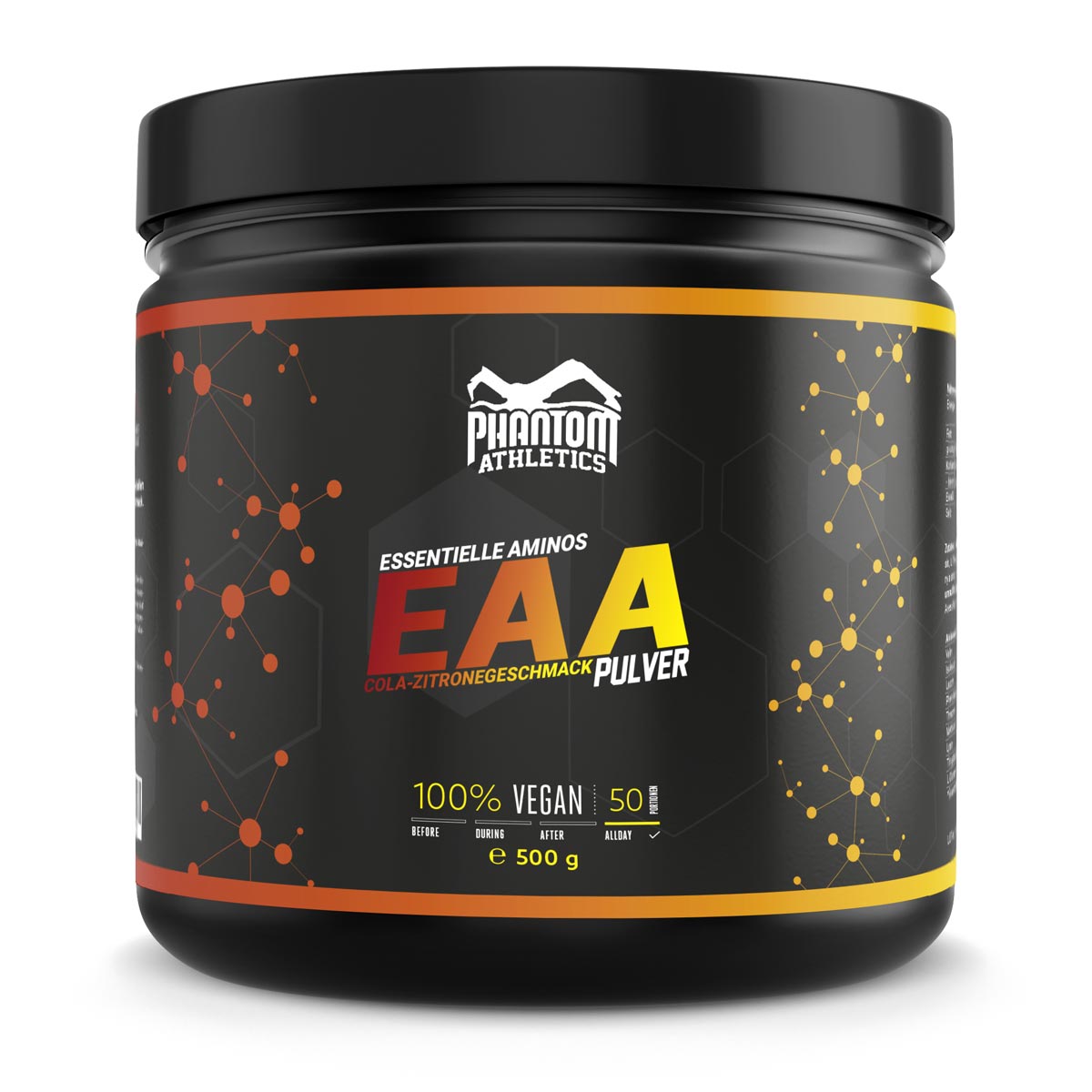 Phantom EAA Aminopulver für Kampfsport. Ideale Protein Versorgung für deinen nächsten Fight. Egal ob MMA, Muay Thai, Boxen, BJJ oder Kickboxen. Mit den EAA im Cola Geschmack bringst du deinen Kampfsport auf das nächste Level.