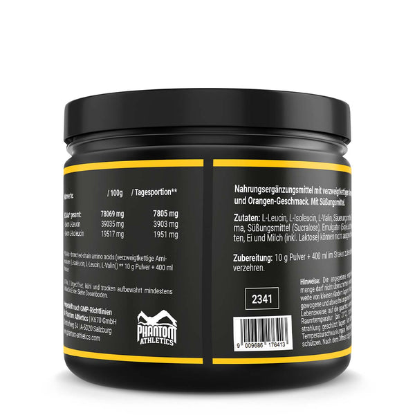 BCAA Pulver 12.000 - Verzweigtkettige Aminosäuren Ohne Zucker, Blue Raspberry