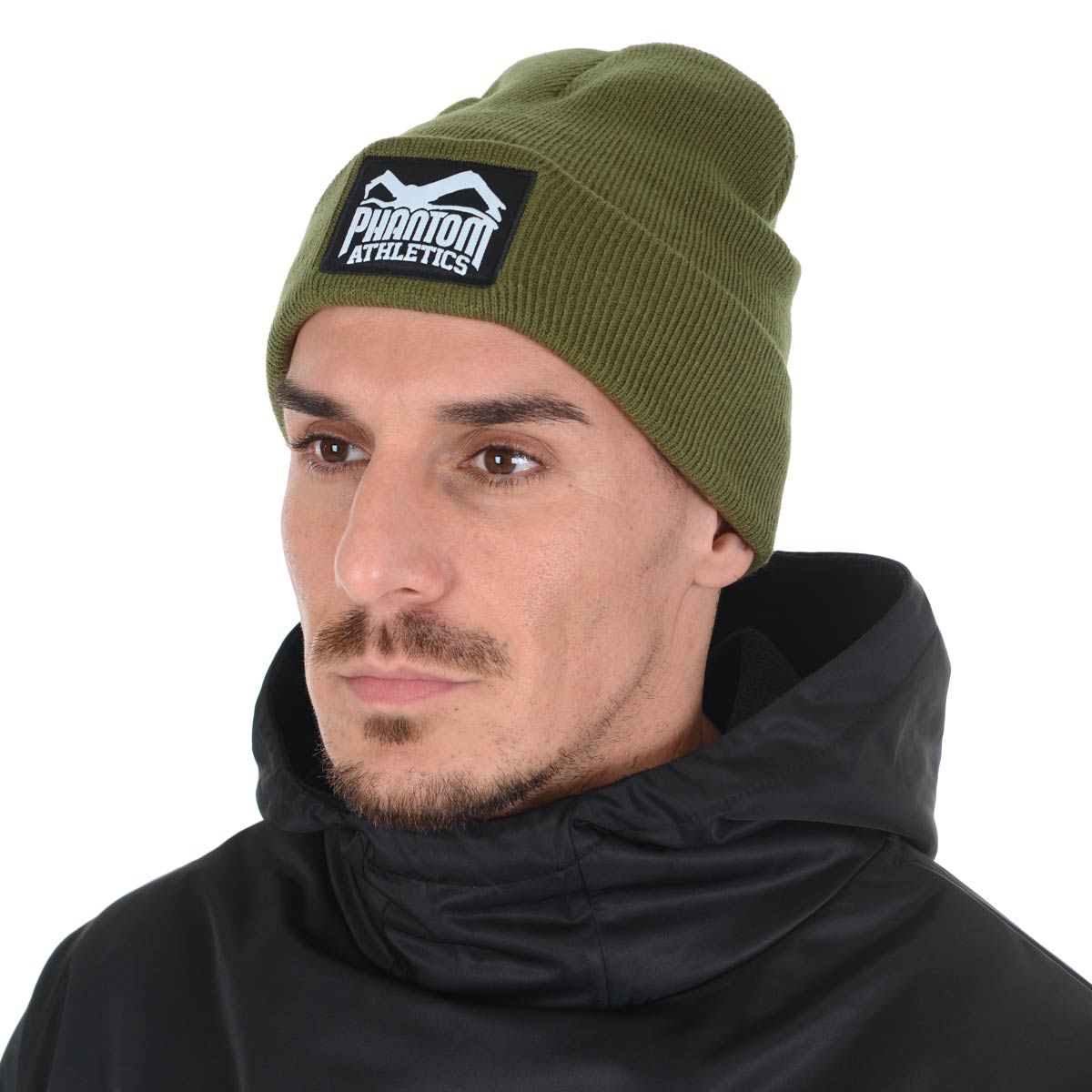 Phantom Athletics Beanie Team Army – sportliche Mütze mit Camouflage-Design, perfekt für Outdoor-Workouts und Freizeit.