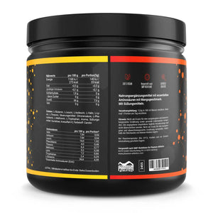Phantom EAA - Essentielle Aminosäuren mit Mango  Geschmack. Für eine optimale Versorgung im Kampfsport mit hochwertigen Inhaltsstoffen.