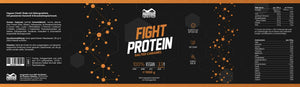 Die Inhaltsstoffe des Phantom FIGHT Proteins für Kampfsportler mir Salted Karamell Geschmack.