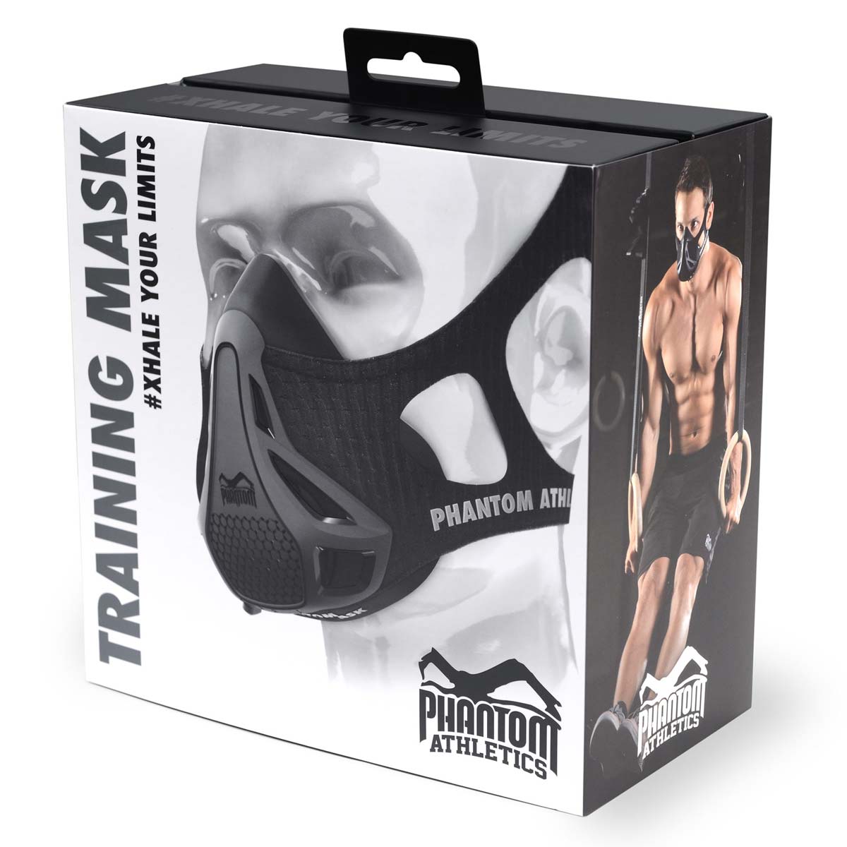 Phantom Training Mask – ein effektives Trainingsgerät für Kämpfer, um die Atmung unter Belastung zu verbessern. Perfekt für Boxtraining, Sparring und hochintensive Workouts.