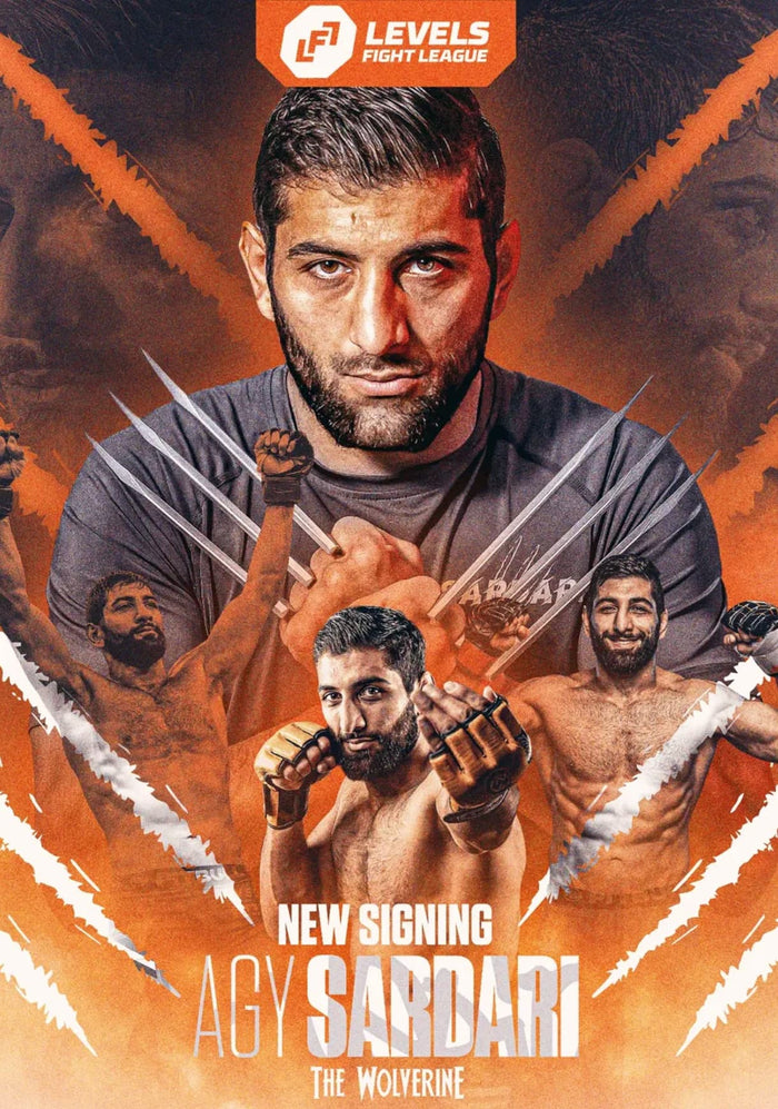 Agy Sardari unter Vertrag bei der Levels Fight League (LFL) 