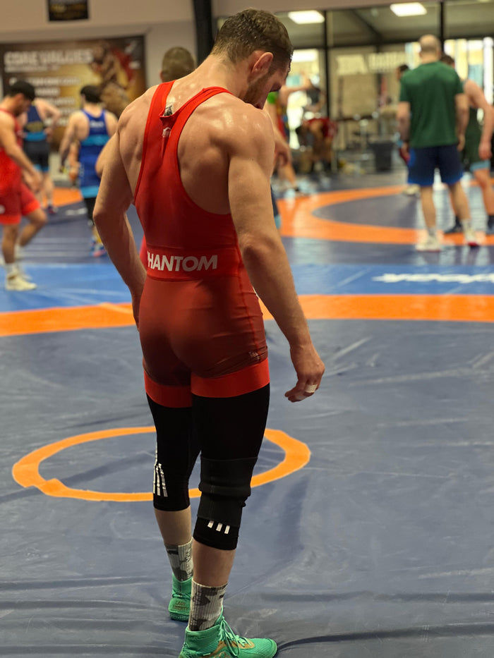 Ringer Andreas Vetsch mit Phantom Athletics Ringertrikot