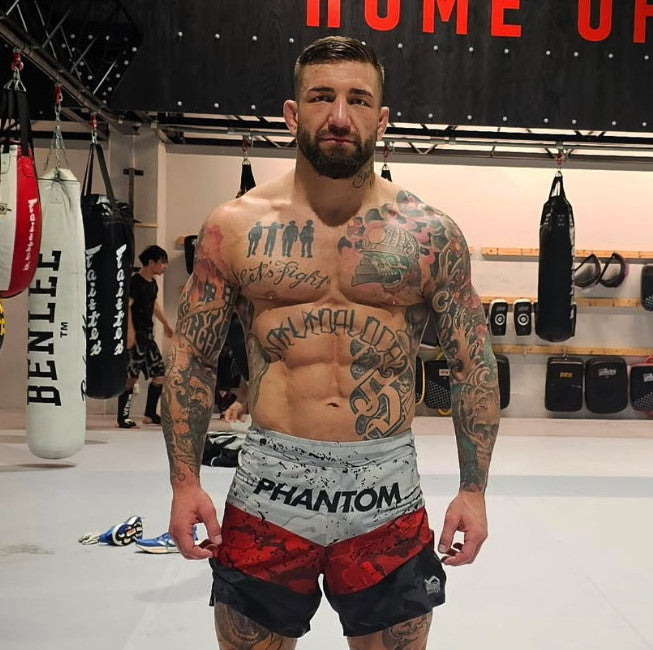 Dominic Schober in Phantom Fight Shorts