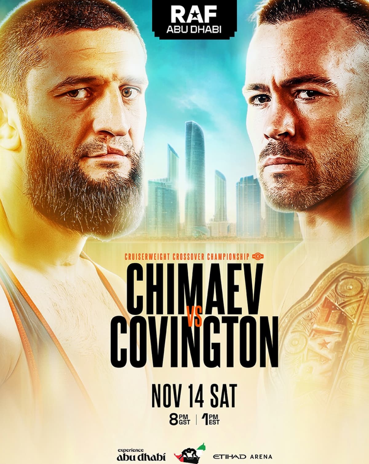 RAF Abu Dhabi - Chimaev vs. Covington