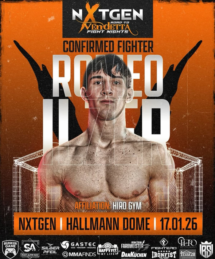 MMA-Fighter Romeo Ilzer bei NXTGEN - Road to Vendetta Fight Nights
