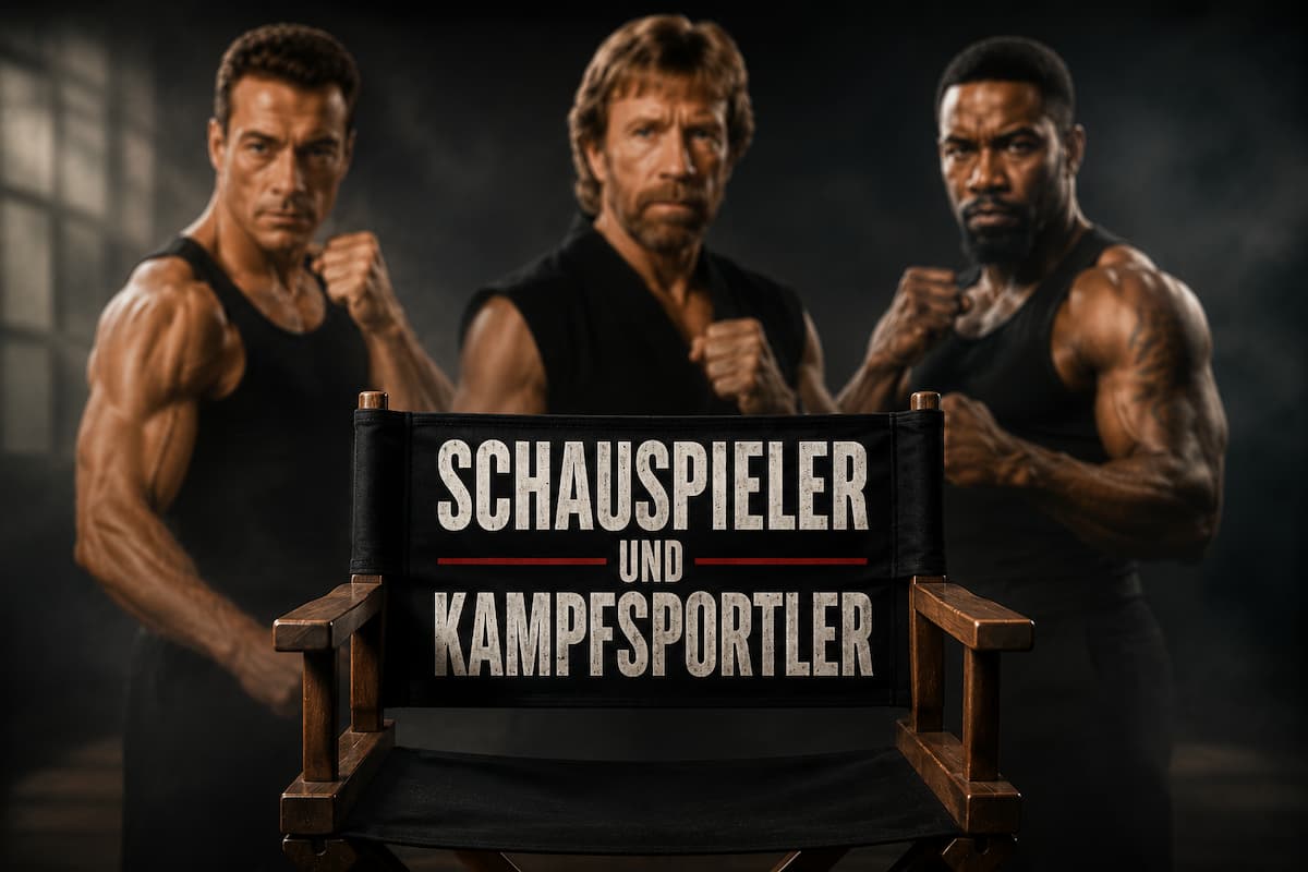 Schauspieler und Kampfsportler: Jean-Claude van Damme, Chuck Norris und Michael Jai White