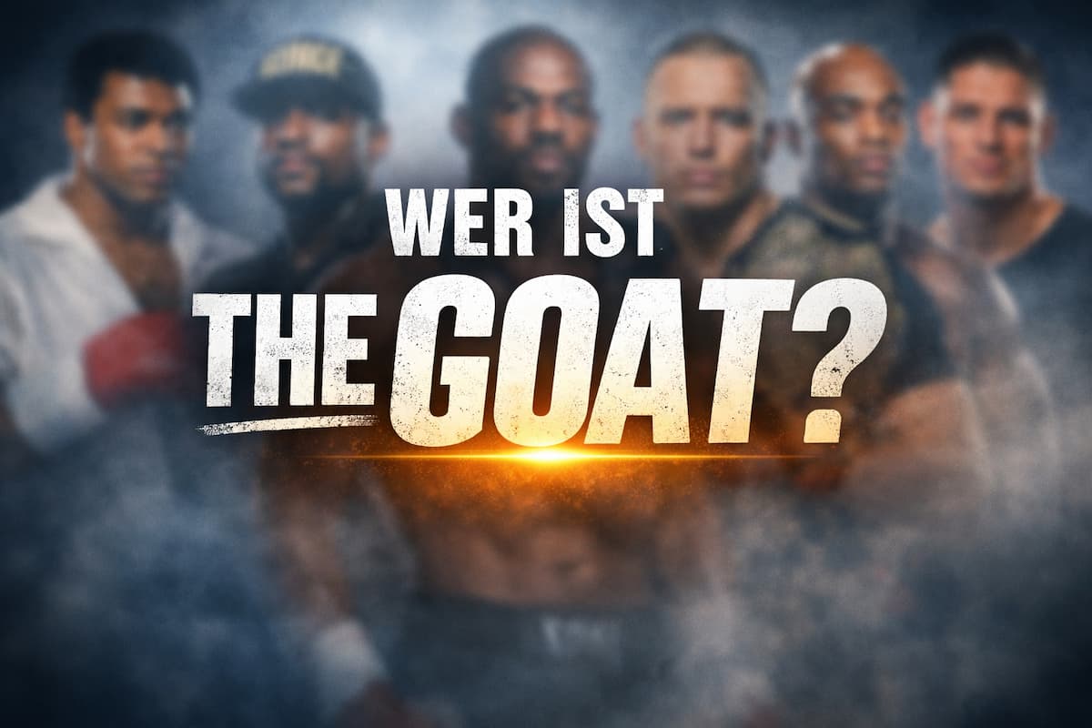 Wer ist "the GOAT"? Der beste Kampfsportler aller Zeiten