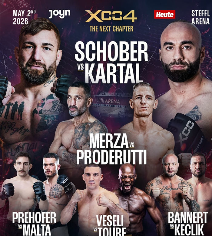 Fight Card der XCC MMA in Wien