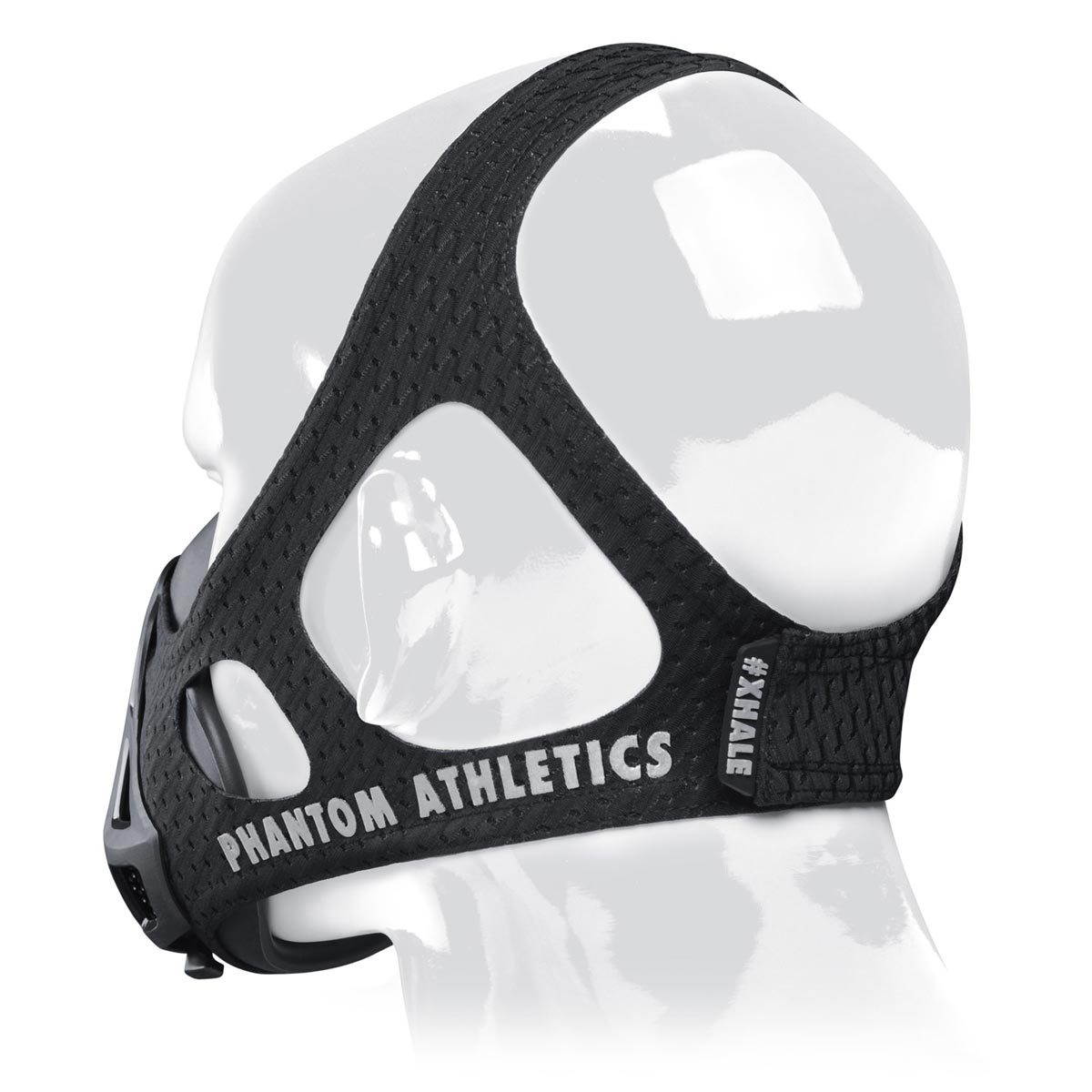 Die Phantom Trainingsmaske verfügt über ein patentiertes Kopfband um dir ein Maximum an Halt im Training zu geben. Jetzt in Limitierter Carbon Edition.