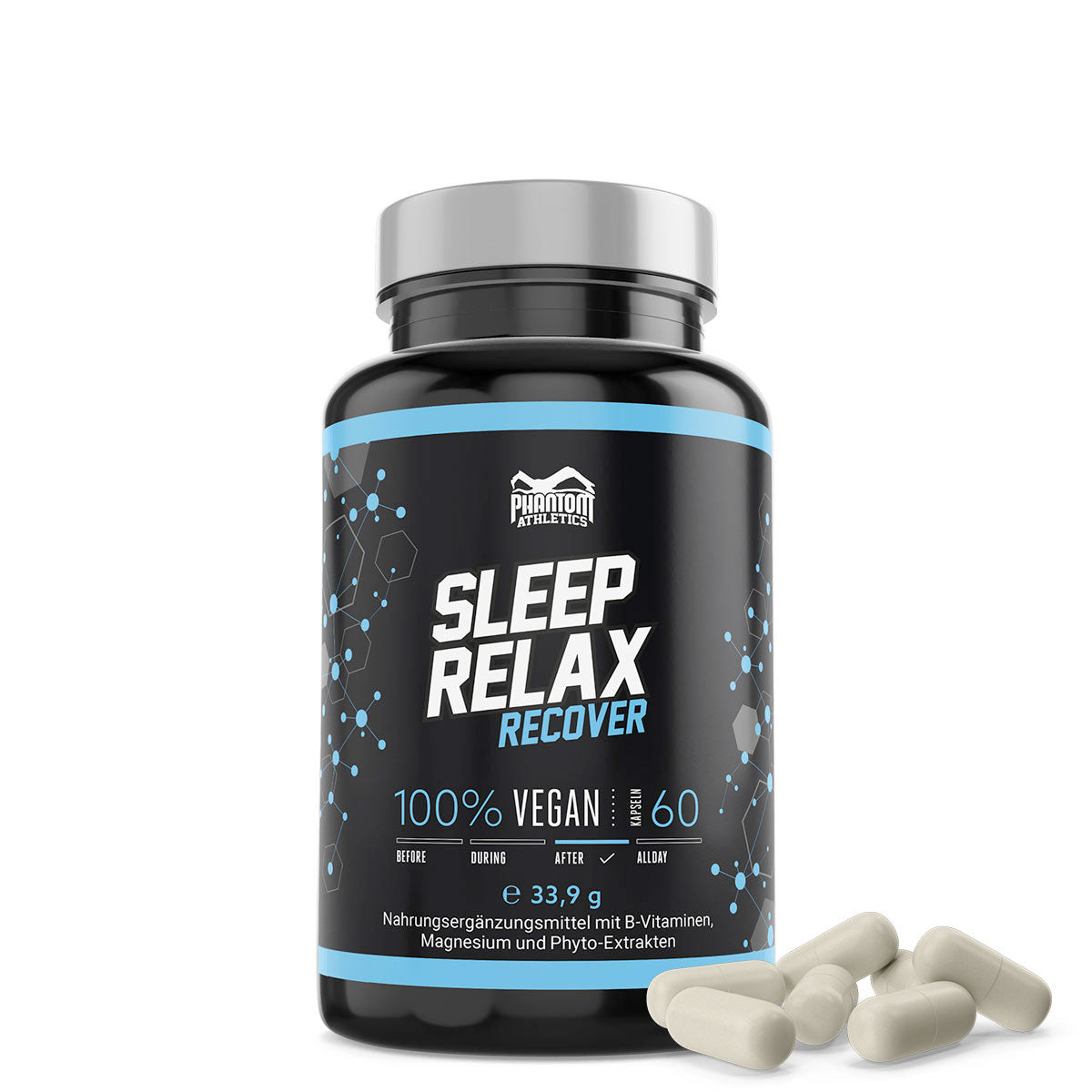 Phantom Sleep and Relax Supplementet for bedre regenerering i kampsport.