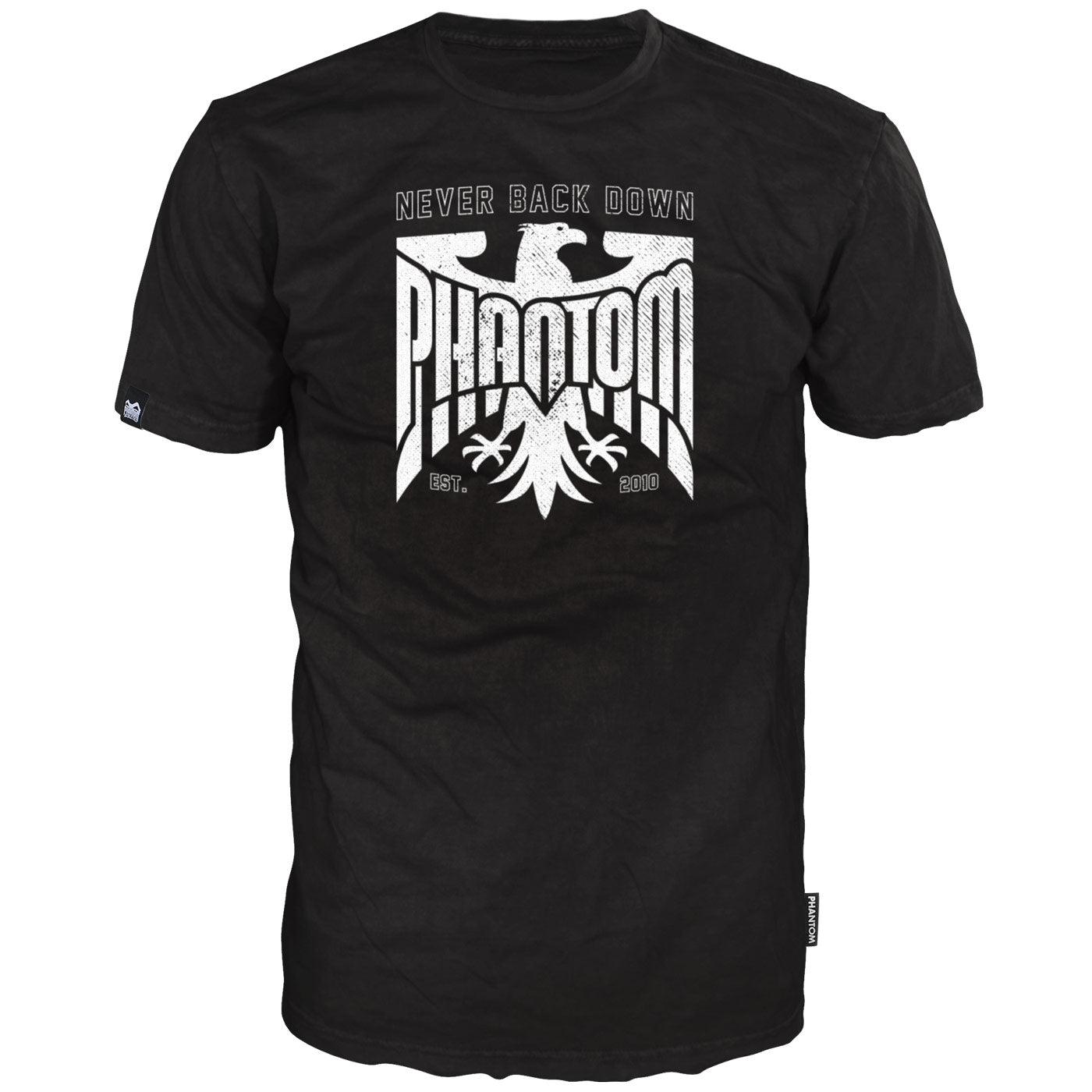 Hochwertiges Phantom Athletics Kampfsport-T-Shirt in Schwarz mit „Germany NBD“ Schriftzug – perfekt für MMA, Boxen und Kickboxen Training. 