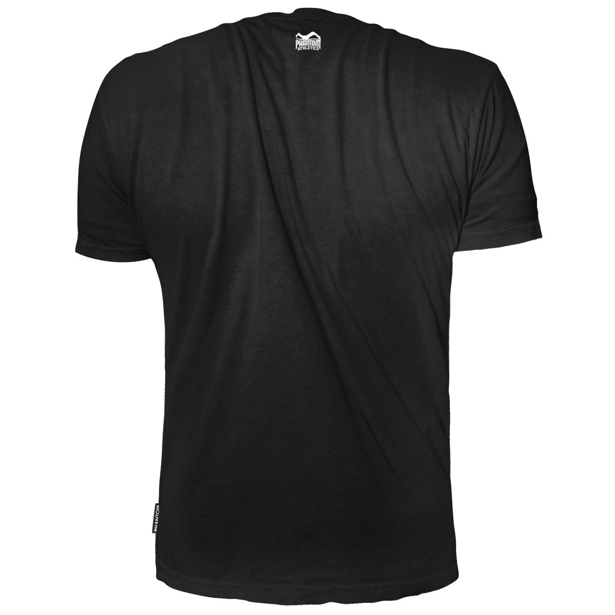 Stylisches Kampfsportshirt von Phantom Athletics in Schwarz, ideal für Training und Wettkampf im MMA, Muay Thai und Jiu-Jitsu. Das robuste Design bietet maximale Bewegungsfreiheit und langlebigen Tragekomfort.