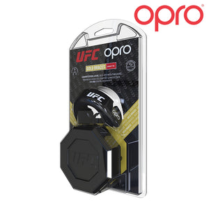 OPRO Zahnschutz für Zahnspange - UFC Gold Level - Schwarz