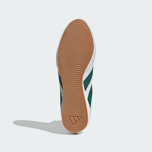 Die Adidas Boxschuhe Box Hog 4 White/Green kombinieren modernes Design mit funktioneller Technologie – für maximale Beweglichkeit und Standfestigkeit im Kampfsport.