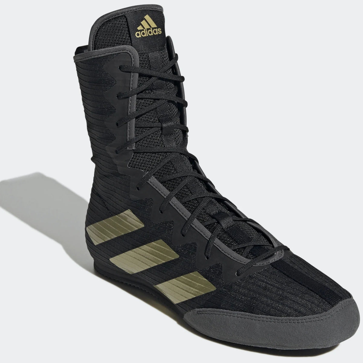 Black adidas boxing boots on sale