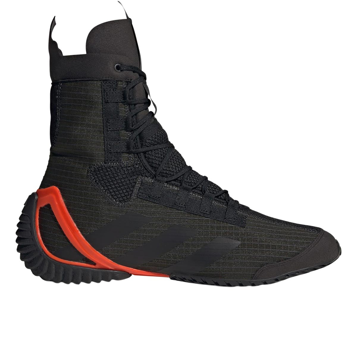 ADIDAS Speedex 23 Boxing Shoes - Black/Red | For Advanced and Pros