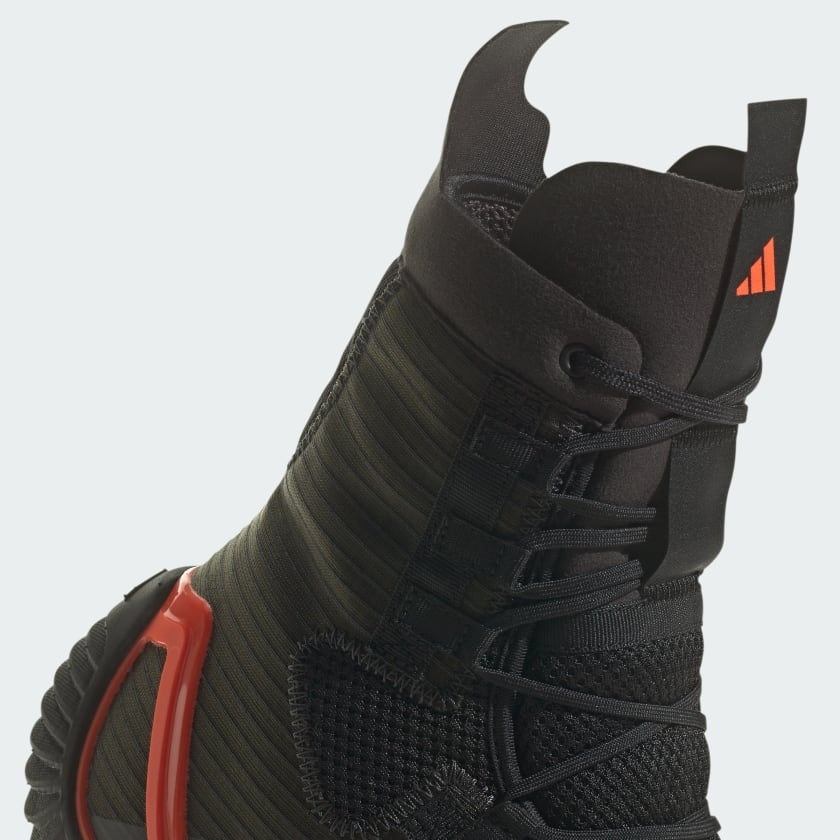 ADIDAS Speedex 23 Boxing Shoes - Black/Red | For Advanced and Pros