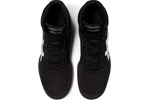 Asics Matflex 7 Schwarz – Optimaler Ringerschuh für Wettkämpfe und Training. Die flexible, aber strapazierfähige Außensohle ermöglicht präzise Bewegungen auf der Matte, während das atmungsaktive Material für Komfort und Belüftung sorgt. Ideal für Einsteiger und erfahrene Ringer.