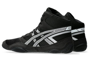 Leichter Ringerschuh Asics Snapdown 4 Schwarz – Mit seinem leichten, aber strapazierfähigen Design bietet dieser Schuh die perfekte Balance aus Stabilität und Flexibilität. Die griffige Außensohle sorgt für optimalen Halt während intensiver Kämpfe.
