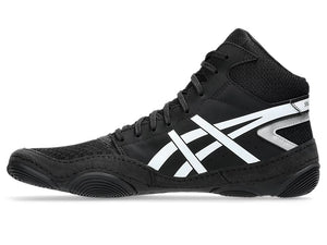 Asics Snapdown 4 in Schwarz – Dieser Ringerschuh bietet durch seine verstärkte Sohle und das flexible Obermaterial optimalen Halt und Bewegungsfreiheit. Ideal für Ringer, die Wert auf Leistung und Komfort legen.