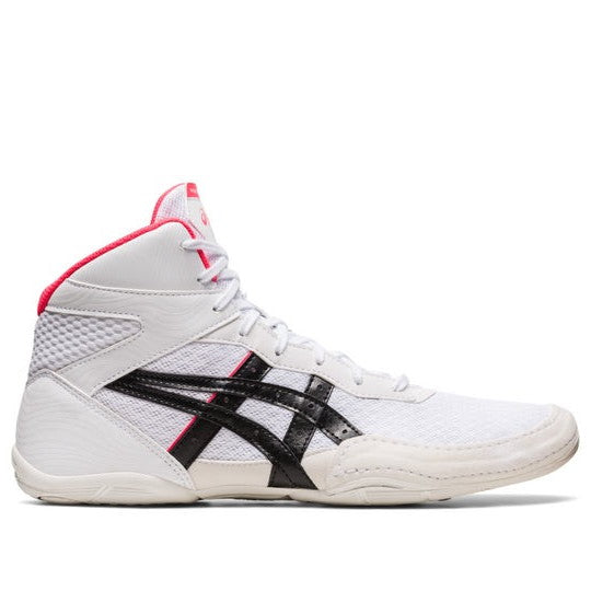 Asics Matflex 7 Ringerschuh Weiß – Dieser leichte und flexible Ringerschuh bietet exzellenten Halt auf der Matte. Die atmungsaktive Mesh-Konstruktion sorgt für trockene Füße, während die strapazierfähige Sohle für maximale Stabilität und Traktion sorgt. Perfekt für intensives Training und Wettkämpfe.