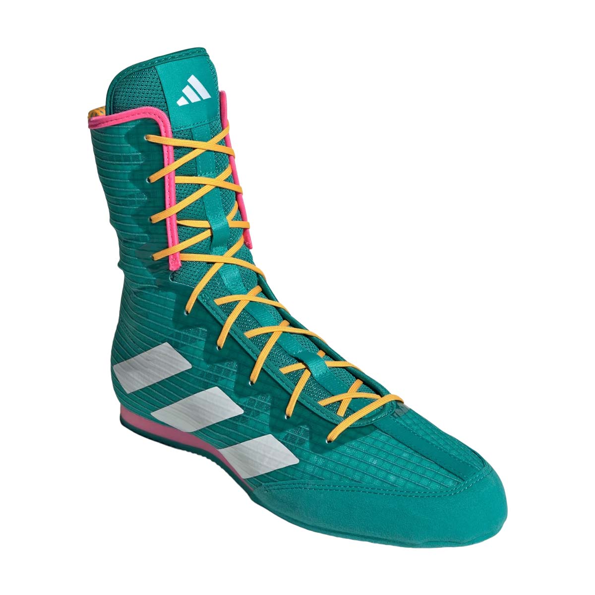 Boxschuhe ADIDAS Box Hog 4 - Türkis/Pink