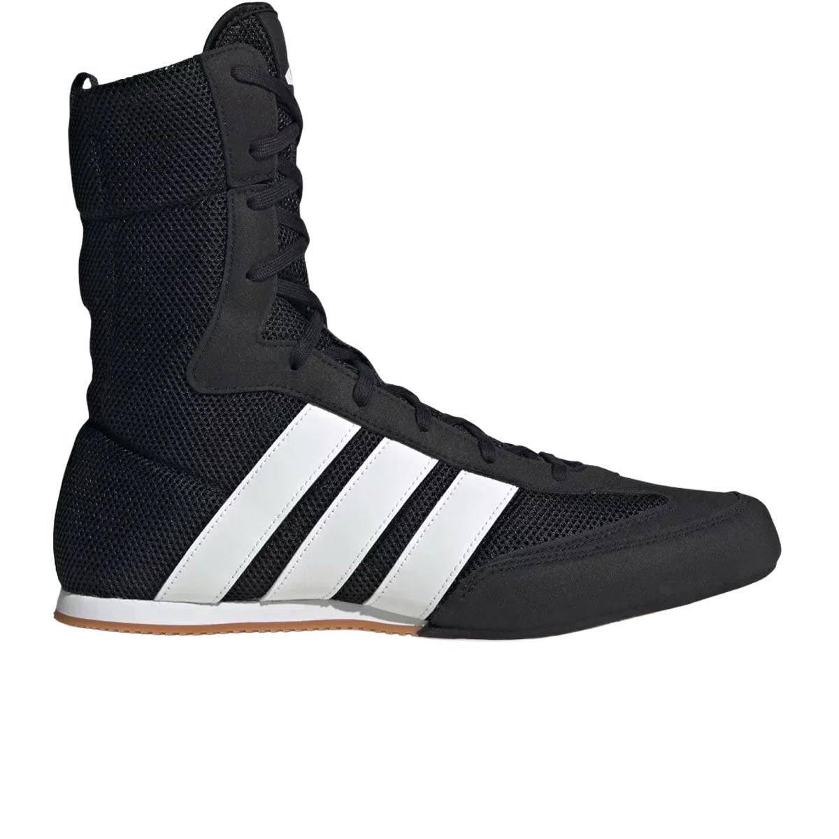 Die Adidas Box Hog Classic Boxschuhe in Schwarz bieten optimale Performance für Boxen und Kampfsport. Sie unterstützen schnelle Bewegungen, präzises Footwork und intensives Training im Ring.