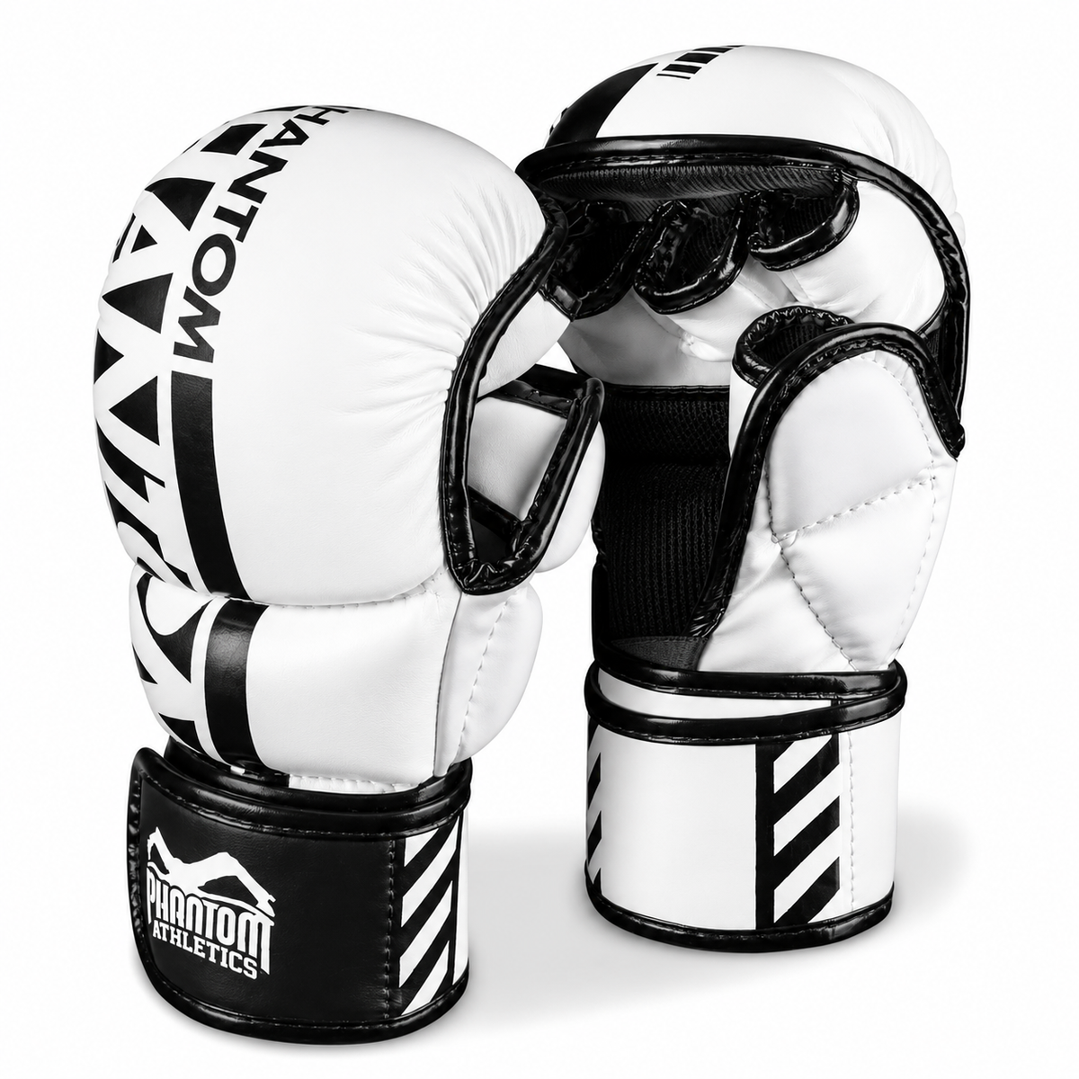 Die Phantom Athletics MMA Sparring Gloves Apex Whiteout wurden speziell für sicheres Sparring im MMA und Kampfsport entwickelt. Die starke Polsterung schützt Hände und Trainingspartner bei Grappling, Striking und Mixed Martial Arts Training auf hohem Niveau.