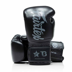 Fairtex FXB-BG-V2 Boxhandschuhe in Schwarz – hochwertige Muay Thai Handschuhe für intensives Training im Boxen, Kickboxen oder MMA. Perfekt für Sparring und Schlagpolster-Training.