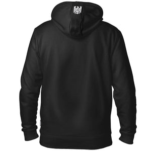 Sportlicher Phantom Athletics Hoodie Germany Schwarz/Weiß mit atmungsaktivem Performance‑Material für intensive Kampfsport‑Einheiten.