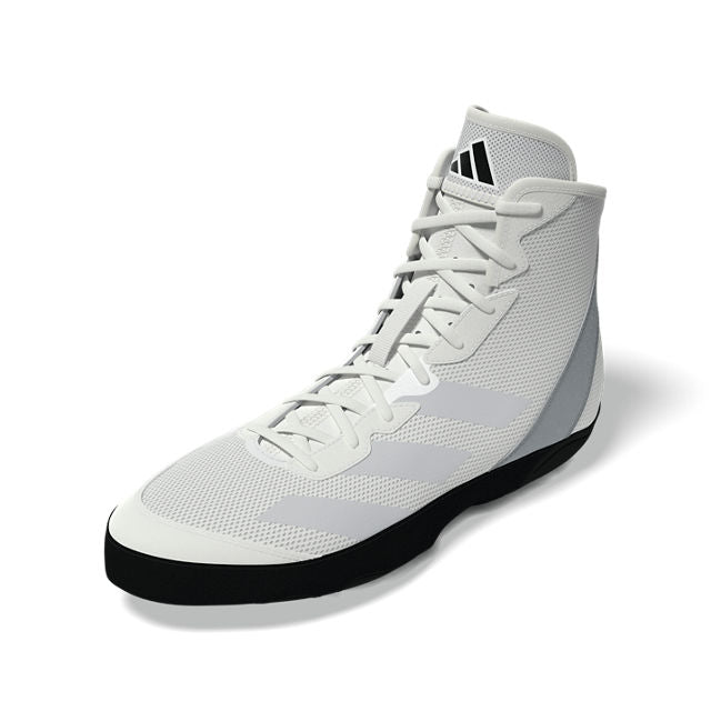 Adidas Adizero Wrestling-Schuhe bieten hervorragenden Grip und Bewegungsfreiheit für Kampfsportler im Wettkampf und Sparring.