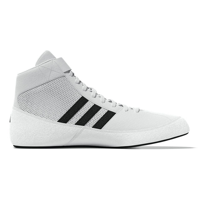 adidas Havoc Ringerschuhe in Weiß-Schwarz – ideal für Ringen, Grappling und MMA. Leichtes Design für schnelle, präzise Bewegungen auf der Matte.