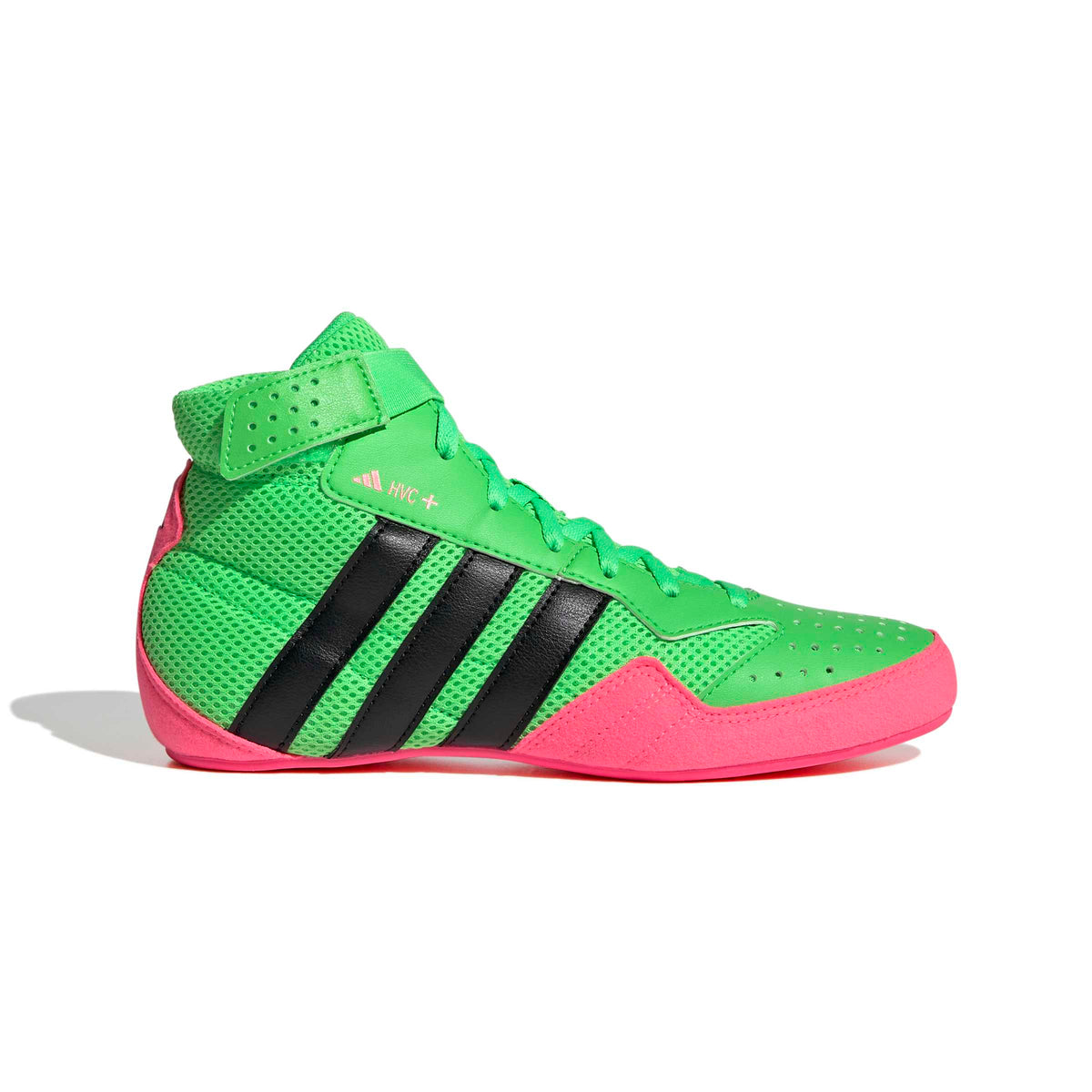 Kinder Ringerschuhe Adidas Havoc Plus - Grün/Schwarz/Pink