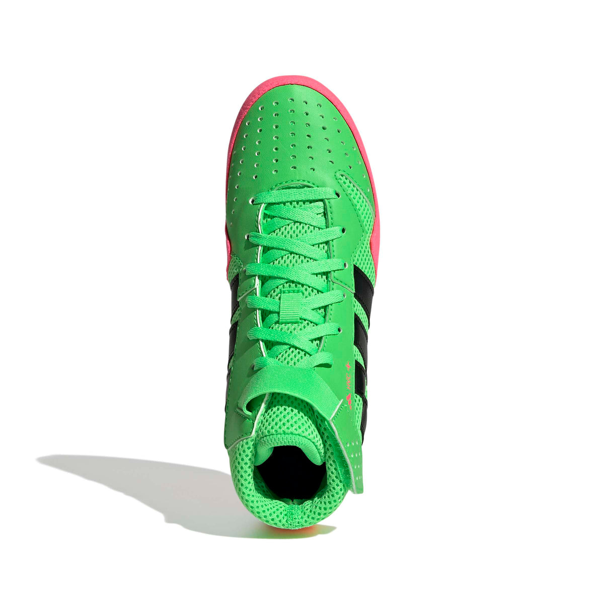 Kinder Ringerschuhe Adidas Havoc Plus - Grün/Schwarz/Pink