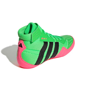 Kinder Ringerschuhe Adidas Havoc Plus - Grün/Schwarz/Pink
