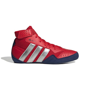 Kinder Ringerschuhe ADIDAS Havoc Plus - Rot/Silber/Dunkelblau