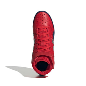 Kinder Ringerschuhe ADIDAS Havoc Plus - Rot/Silber/Dunkelblau
