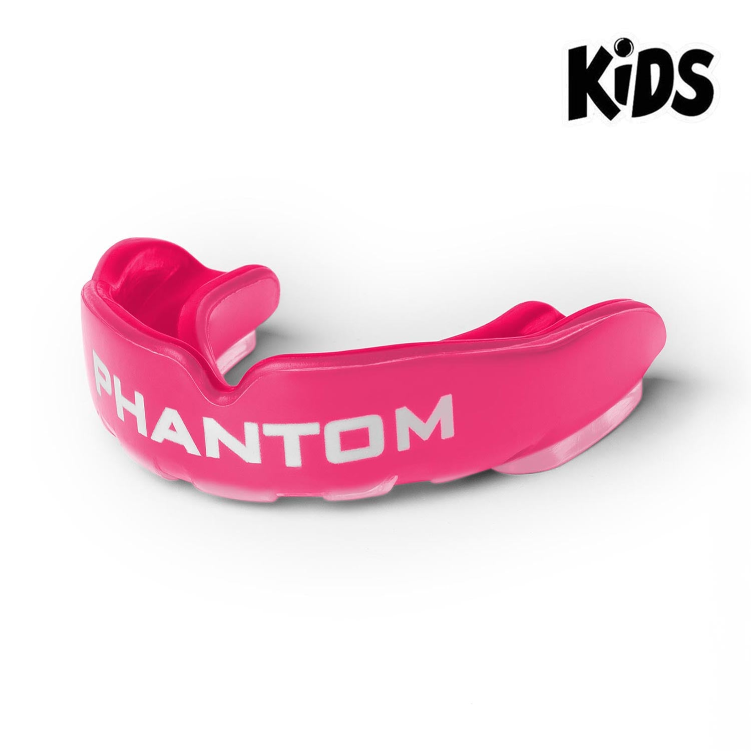 Mit seiner ergonomischen Passform unterstützt der Phantom Athletics Kinder-Mundschutz Apex in Pink die Entwicklung von Technik und Präzision im Kampfsport.