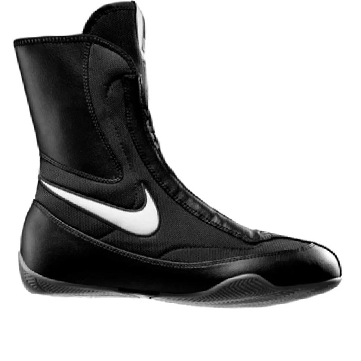 NIKE Oly Mid Boxing Shoes - Black - 333580-011 - PHANTOM ATHLETICS