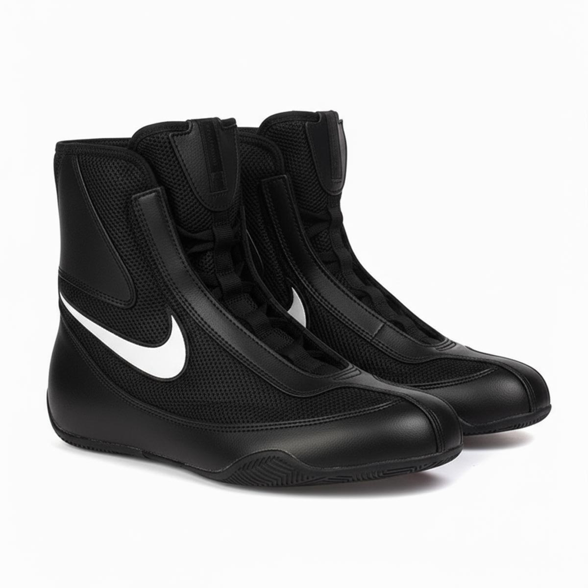 Boxschuhe NIKE Oly Mid - Schwarz