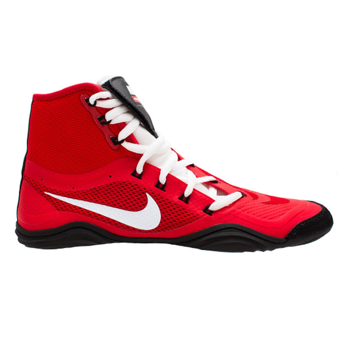 Chaussures de lutte Nike HYPERSWEEP LE. La chaussure de lutte professionnelle pour tous les lutteurs ambitieux. Dotée de la technologie la plus avancée, la Nike Hypersweep vous offre une grande adhérence sur le tapis de lutte. A l'entraînement et en compétition. Ici dans la couleur rouge.