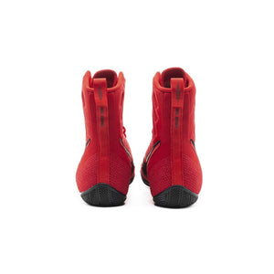 Nike Machomai 3 Boxing Shoes Rot – leicht, langlebig und mit griffiger Gum-Sohle ausgestattet, um dir perfekten Bodenkontakt und Kontrolle im Ring zu geben.